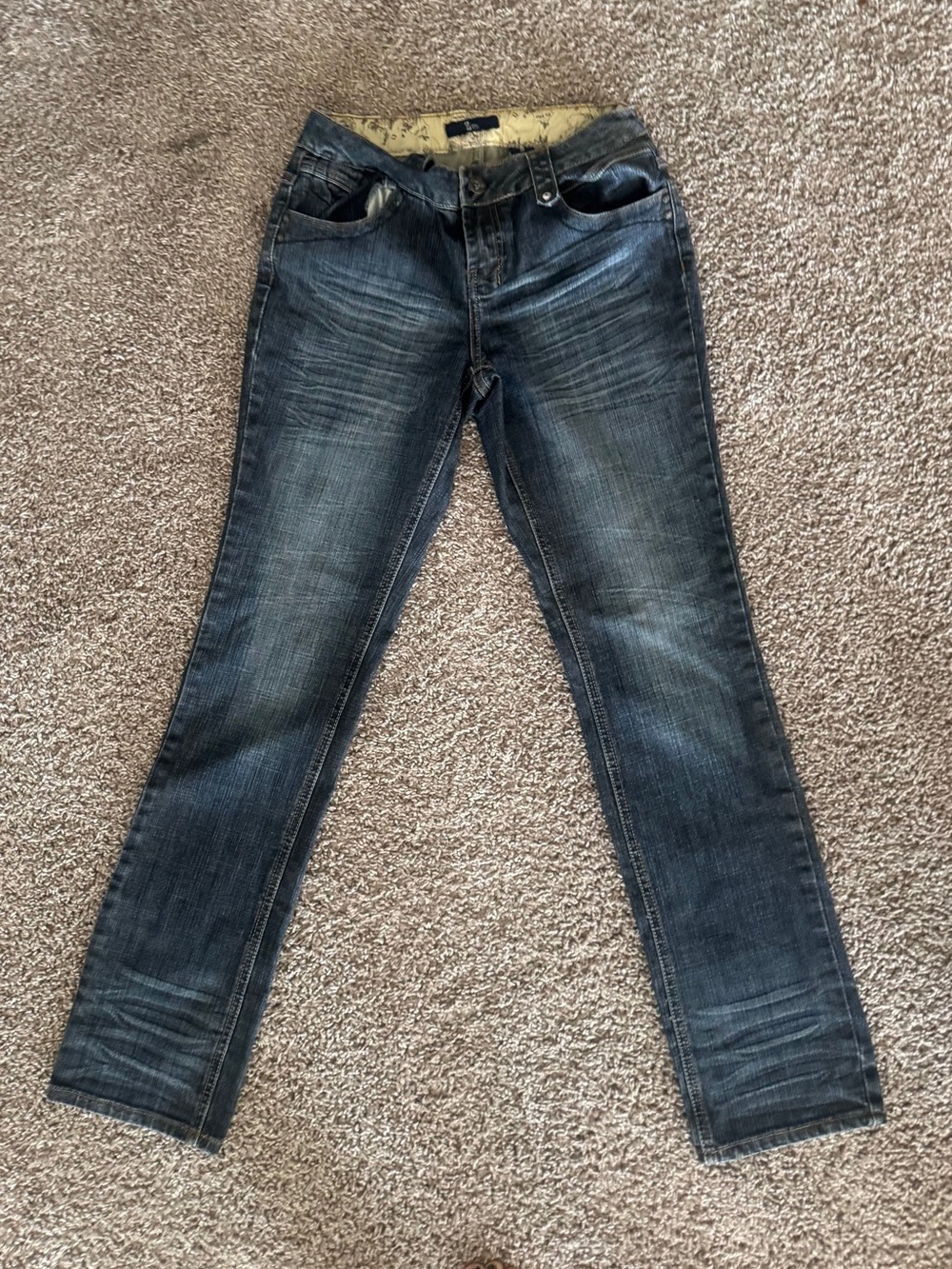Slim Dark Blue Women's Skinny Jeans - Stretch Denim